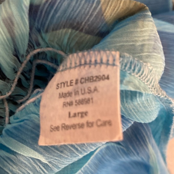 Amore Couture - women’s peasant blouse. Size L - Picture 4 of 8